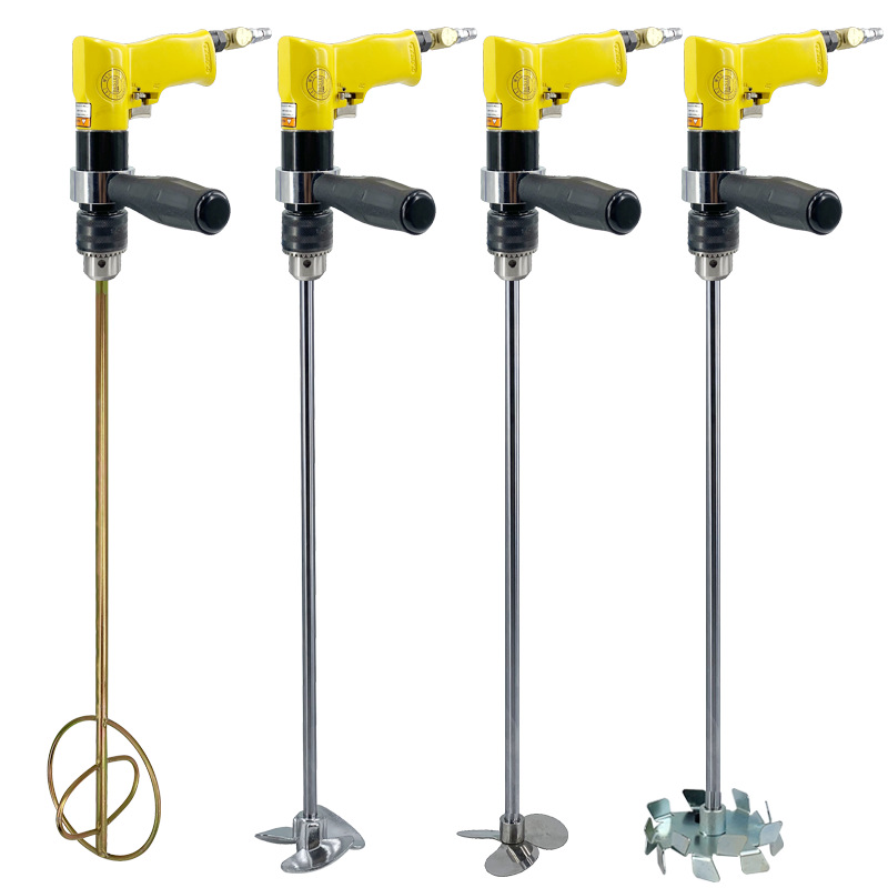 Lingdi portable pneumatic mixer 304 stainless steel anti-corrosion explosion-proof paint paint mixer ink