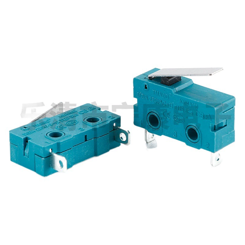 Микропереключатель питания KW4A-N 2-контактный переключатель с прямой ручкой, источник питания, самовосстанавливающийся микропереключатель для выравнивания ручки