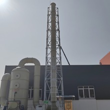 PP烟囱固定井字架脱硫脱硝烟囱支撑塔架50米碳钢保护塔架