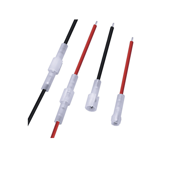 厂直制10274端子线3.7间距单P公母对接端子线LED台灯线