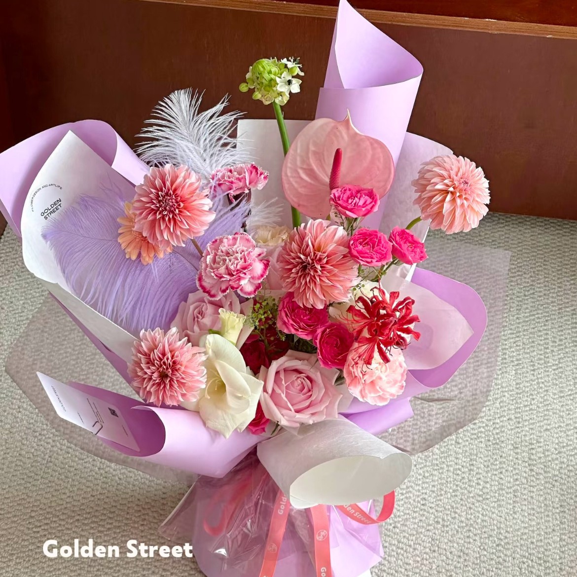 LiZhiRan nuevo engrosado color sólido impermeable papel de embalaje de flores 7.5 papel de ramo de seda papel de embalaje