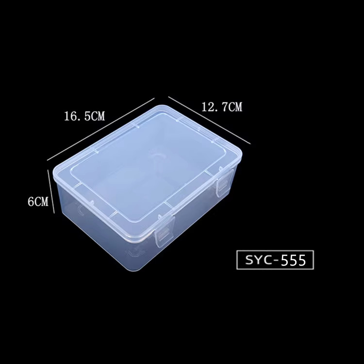 Caja de herramientas portátil Caja de almacenamiento de tarjetas de béisbol Caja de presentación Caja de almacenamiento de plástico pp transparente Caja de embalaje Caja de tarjeta de juego