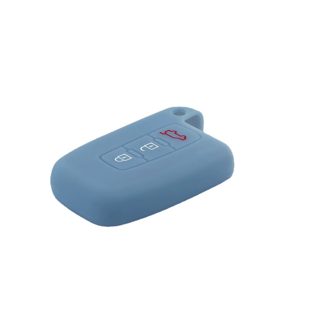 Modern silicone key bag, smart lock from soft rubber, remote control, protective case, 3 keys