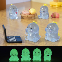 微景观摆件夜光小恐龙 家居桌面园艺造景树脂diy工艺装饰品小摆件