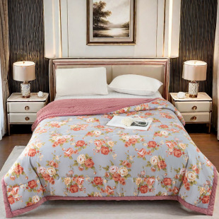Autumn New Washable Bean Cashmere Quilt Water Wash Cotton Bean Quilt Machine Wash Thickened Winter and Spring Quilt Student Dormitory Quilt Core