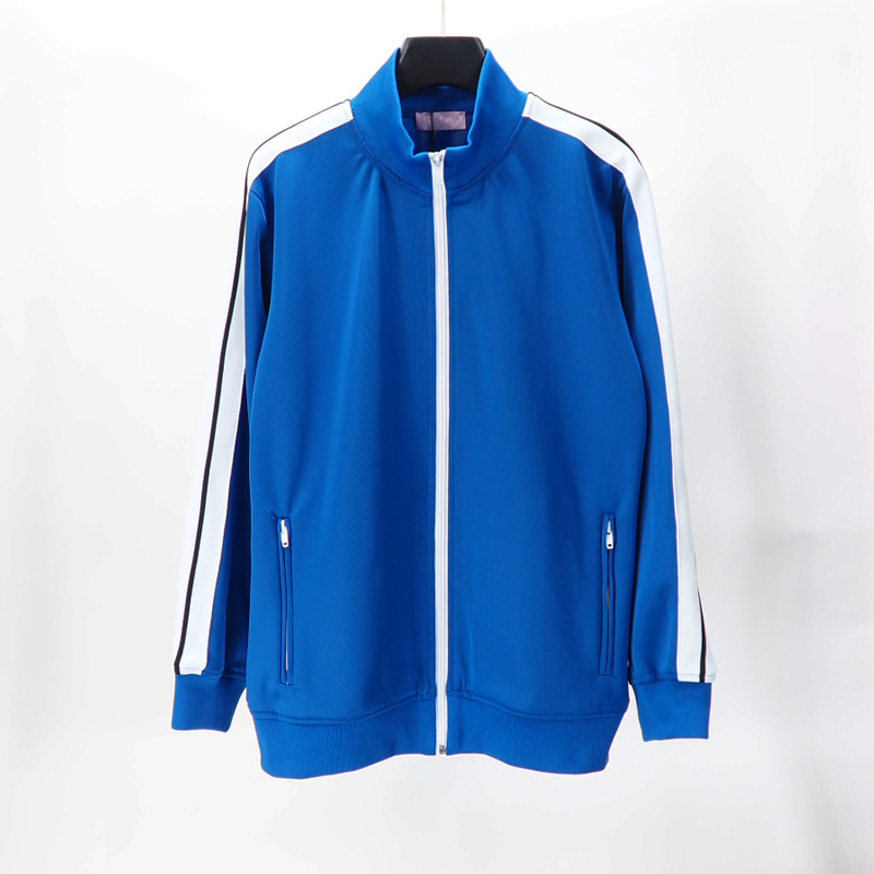 Palma sudadera primavera y otoño nueva raya blanco y negro marca de moda abrigo casual hombres y mujeres de la misma palma versión correcta abrigo