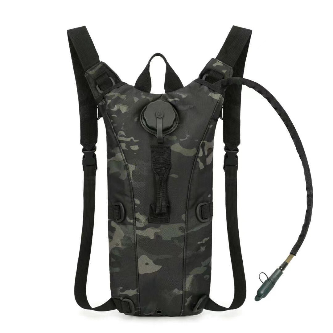 Bolsa de agua de 3L, mochila de camuflaje para exteriores, bolsa de agua de eva, para viajes, ciclismo, montañismo, táctica, práctica bolsa de agua potable