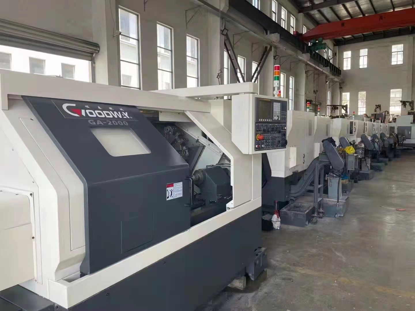 处理二手台湾程泰GA-2000数控斜身车二手台湾程泰2000数控斜车