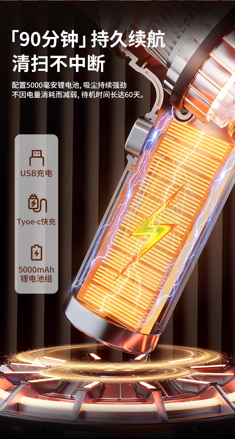 Handheld vacuum cleaner household small mini car Wireless super suction car powerful miniature dust suction artifact