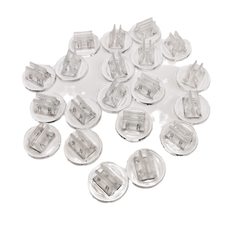 Nuevo 20mm transparente plástico base redonda titular de la tarjeta juego de mesa accesorios de juguete titular de la tarjeta de pie accesorios de juguete