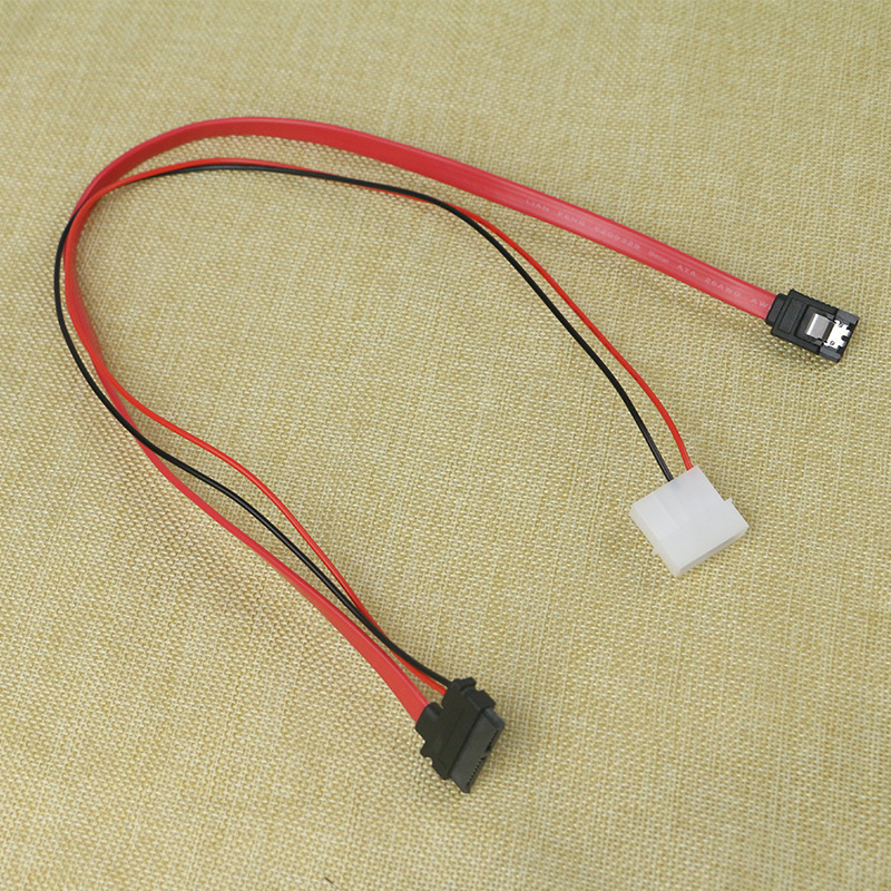 Sata Interface Adapter Cable Serial Port Optical Drive to Desktop 7+6Pin to Hard Drive USB Multi-Platform Adapter