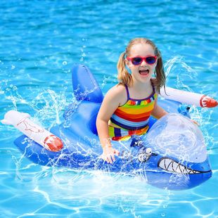 Inflatable Water Jet Fighter Children's Water Entertainment Toys Inflatable Water Jet Tank Inflatable Aircraft Wholesale