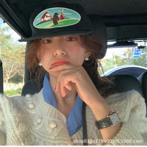 High-end fever same style 925 silver round earrings with strong light and colorful retro style Shijia crystal large pearl earrings