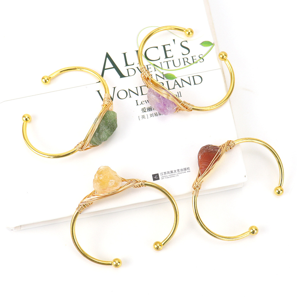 1 Piece Fashion Crystal Metal Plating Womenu0027S Bangle