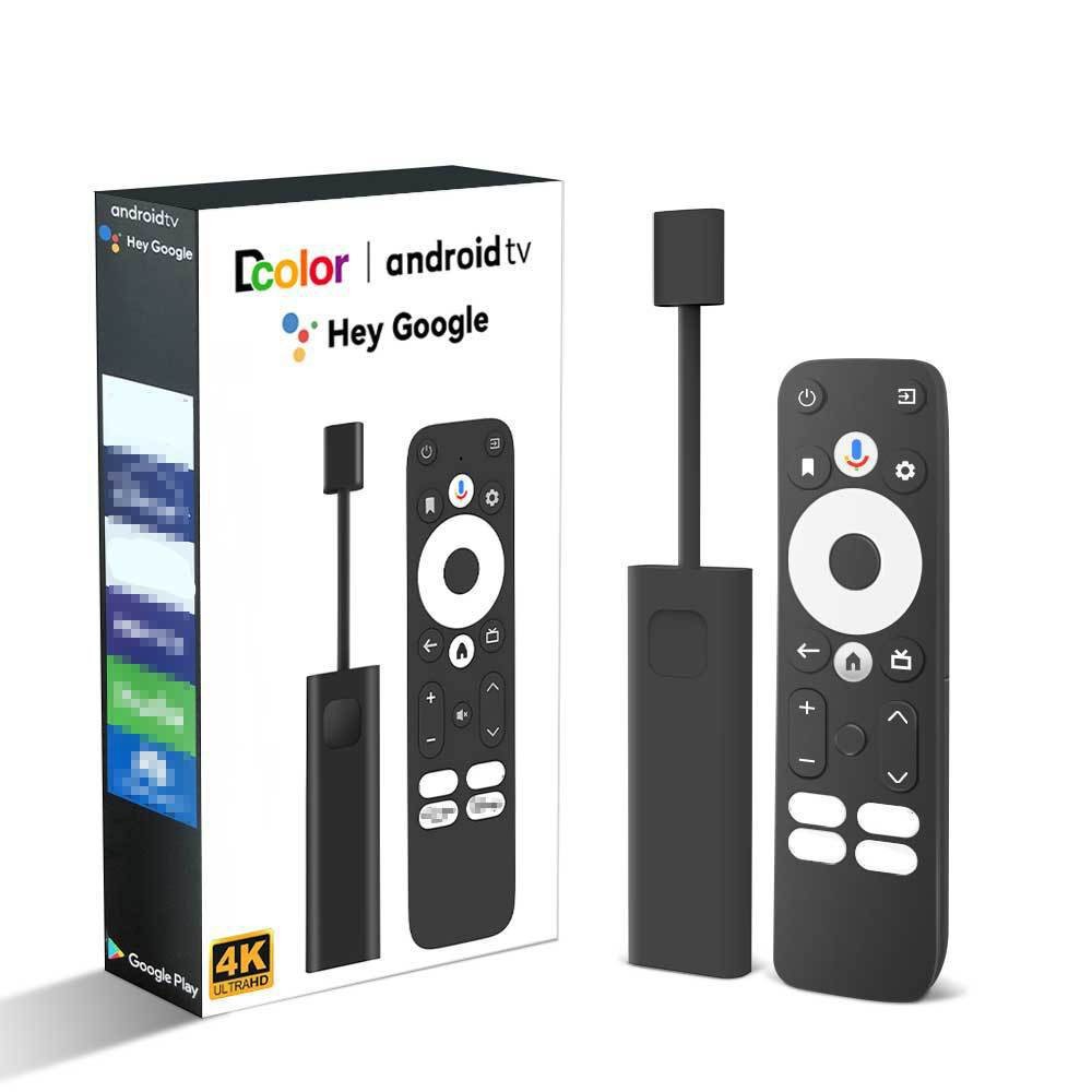 Dcolor Google Certified Gd1 2Gb 16Gb Bluetooth Voice Remote Control Android Android 14 Set-Top Box