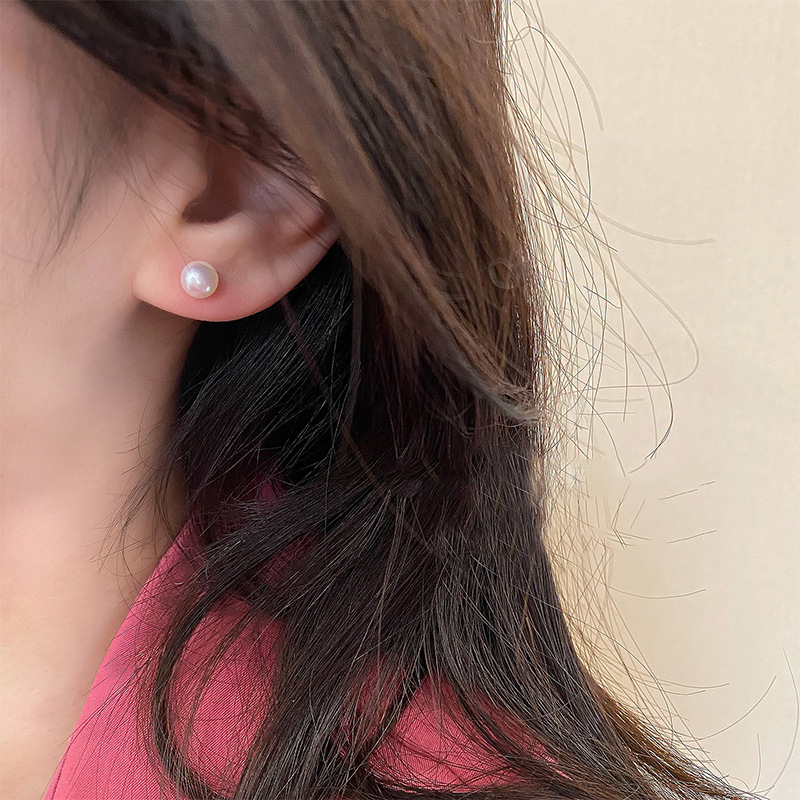 Simple Style Geometric Copper Plating Ear Studs 1 Pair