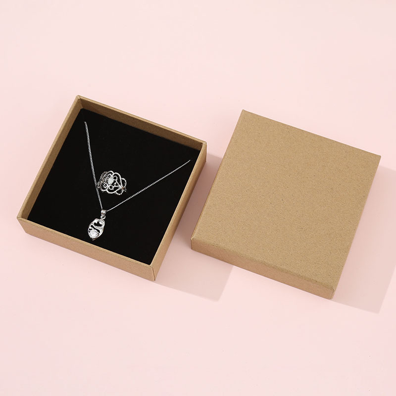 14g Weight Gift Wrapping Supplies Event & Party Supplies Jewelry Boxes Classification 1 Piece Quantity Party, Birthday, Date Occasion Cardboard Material Solid Color Pattern Simple Style Style 1 Piece Cardboard Simple Style Party Birthday Date Solid Color Jewelry Boxes 5