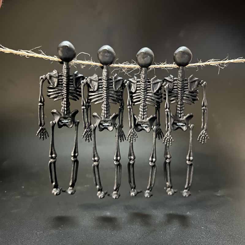 Halloween atmósfera diseño juguetes transfronterizo exclusivo fábrica directa vacaciones atmósfera juguetes cráneo conjunto de cuatro piezas