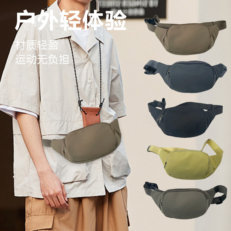 Cross-Border Outdoor Sports Bag Fitness Men's and Women's Running Waist Bag Waterproof Mobile Phone Storage Bag Large Capacity Multi-Layer Men's Chest Bag Cross-Border Outdoor Sports Bag Fitness Men's and Women's Running Waist Bag Waterproof Mobile Phone Storage Bag Large Capacity Multi-Layer Men's Chest Bag