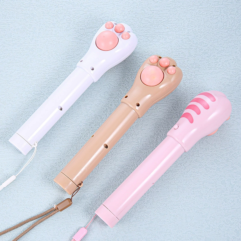 Japanese cute handheld flashlight, massager, kitten, cat, vibration