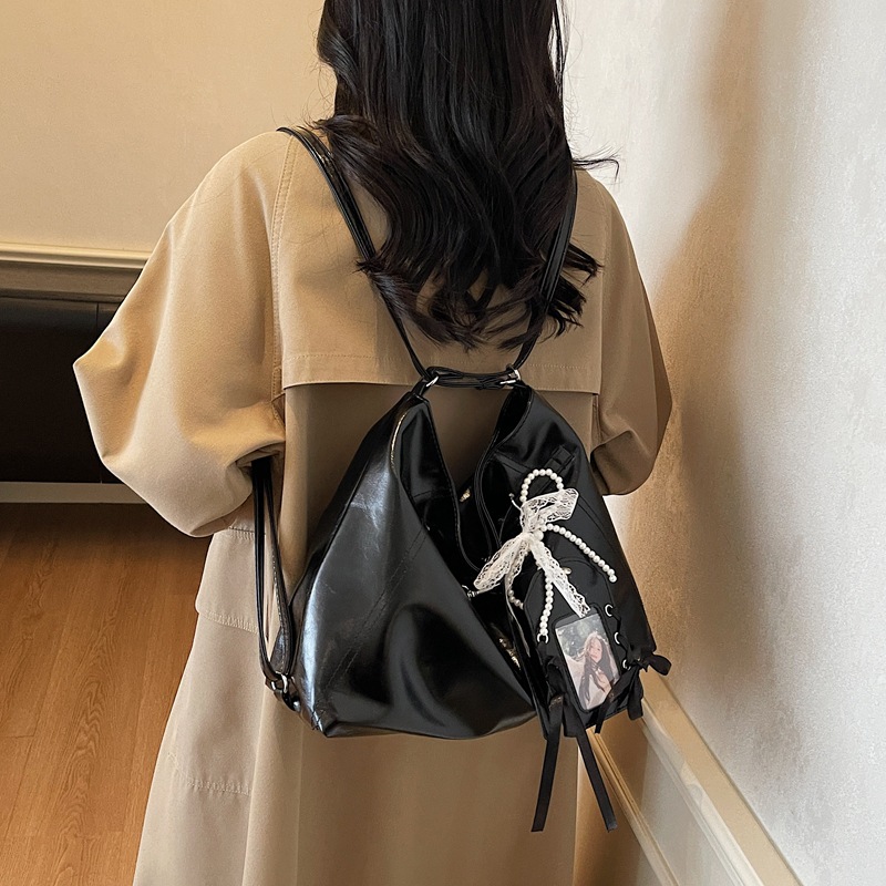 托特包简约双肩包可爱通勤单肩个性设计质感2025时尚潮流百搭背包