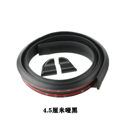 Cross-Border Wholesale Car Universal Rear Fixed wind wing - width-45cm-matte-black