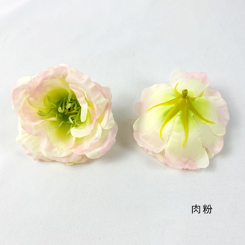 Simulación de flores de Platycodon di-i - diy pinzas de flores accesorios sombrero decoración de bodas para el hogar fotografía floral fresca