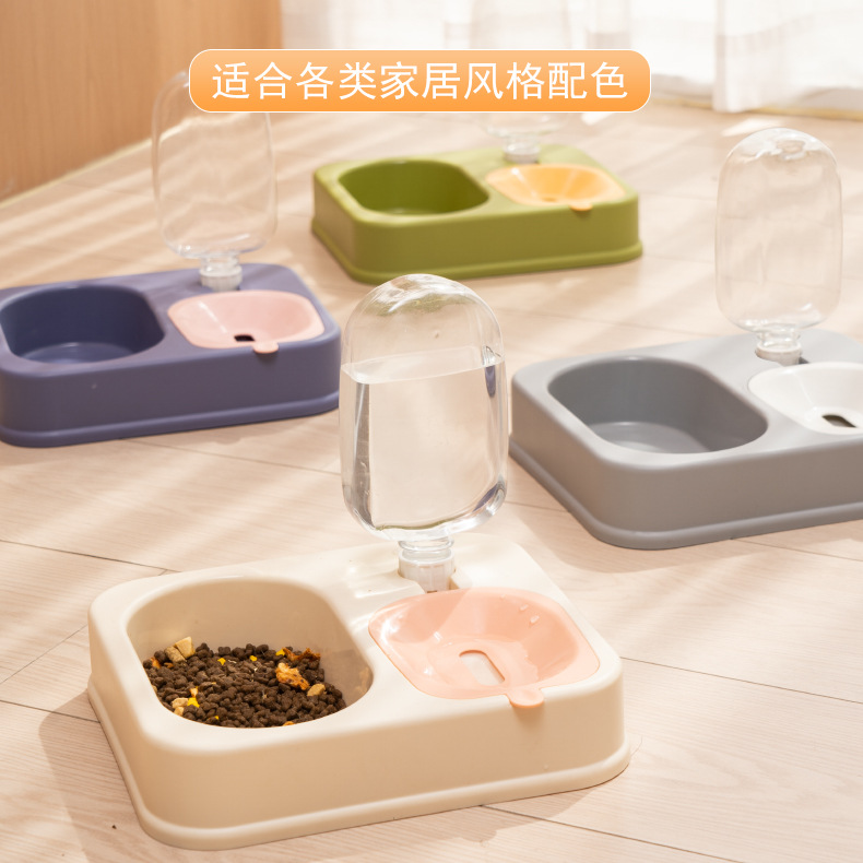 Nuevo original transfronterizo de helado de agua potable para mascotas tazón de fuente de alimentación engrosada alimentador de perro tazón de fuente de alimentación de perro grande