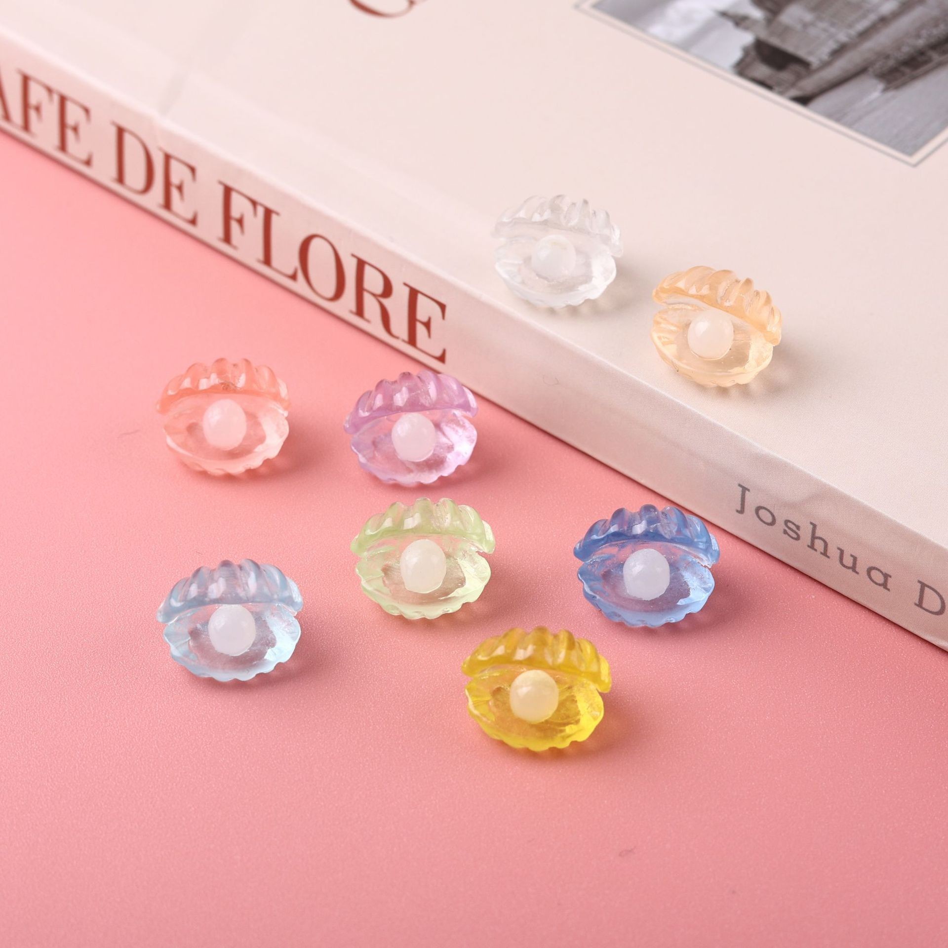 작은 진주 껍질 빛나는 혼합 팩