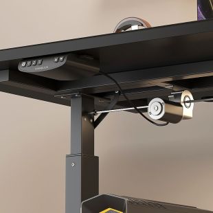Lift Computer Desk Office E-Sports Desk Computer Desk Thickened and Reinforced Home Learning Manual Liftable Computer Desk