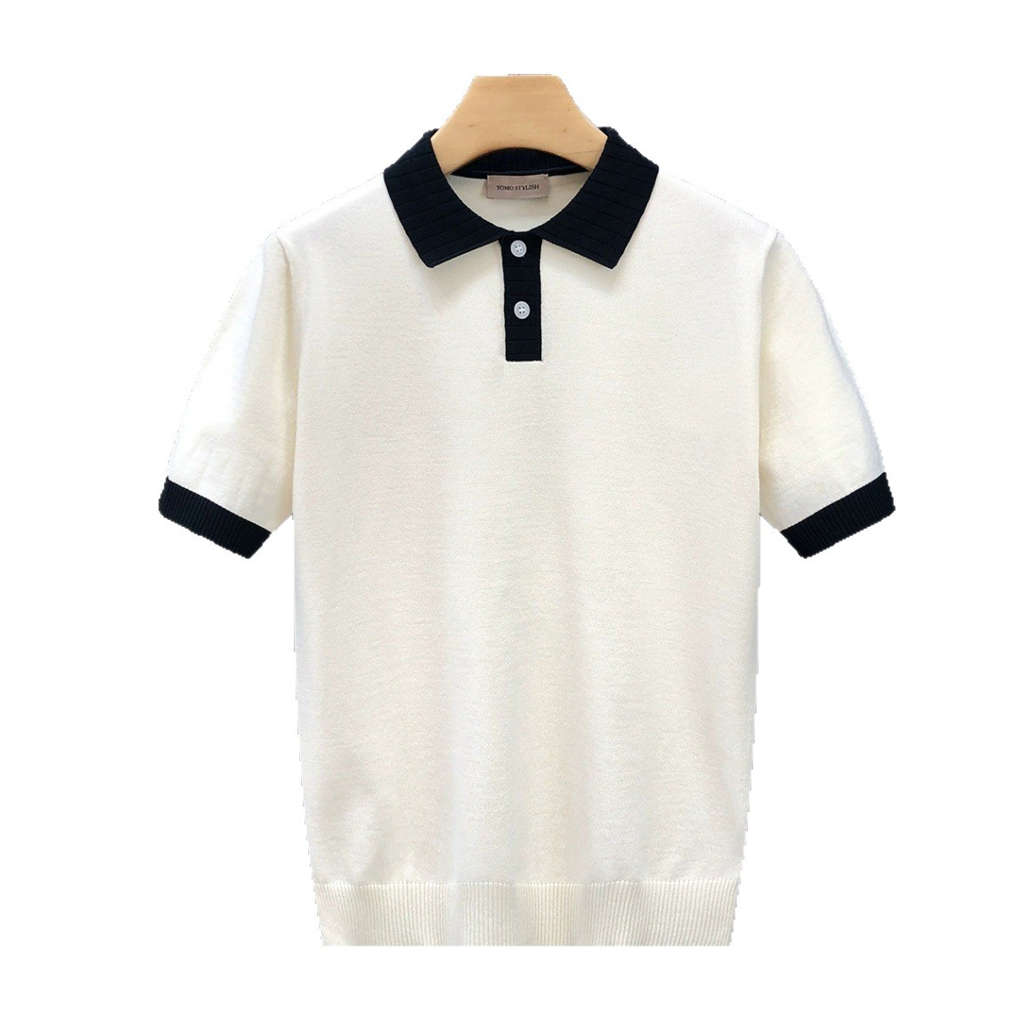 Polo camiseta de punto camiseta de manga corta camiseta de hombre paulo collar viejo viento de negocios de verano fábrica transfronteriza al por mayor