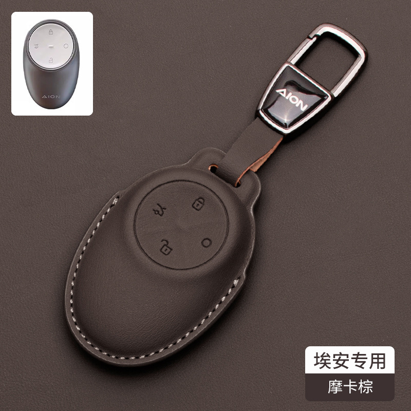 아이안 티라노사우루스 렉스#A형 사각버클-가죽키커버 [모카브라운]