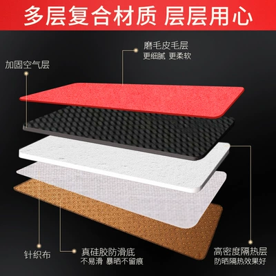 for Left and Right-Hand Drive Anti-slip mat