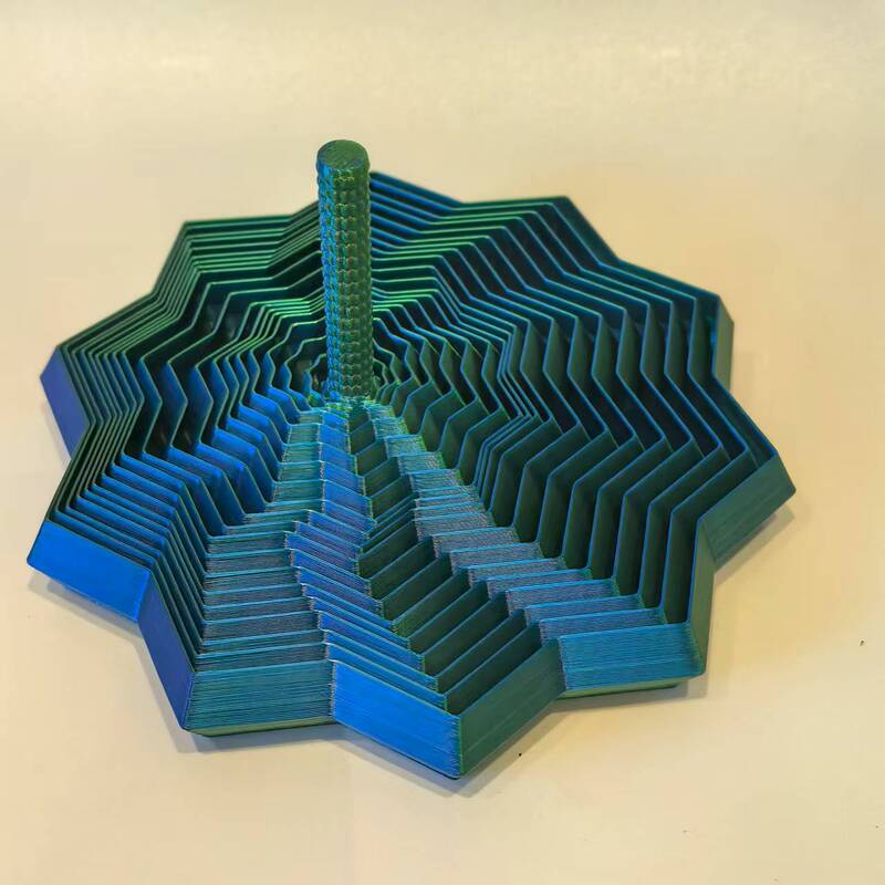 3d打印带手柄十边形指尖解压舒缓玩具ExpandedSensoryFidget Star|undefined