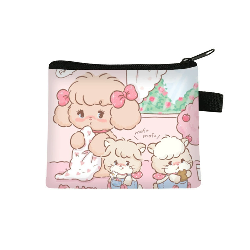 2025mikko кошелек для девочек с мультяшным принтом, женский кошелек на молнии, милый принт, детский держатель для карт, хранение, популярный товар для трансграничной торговли