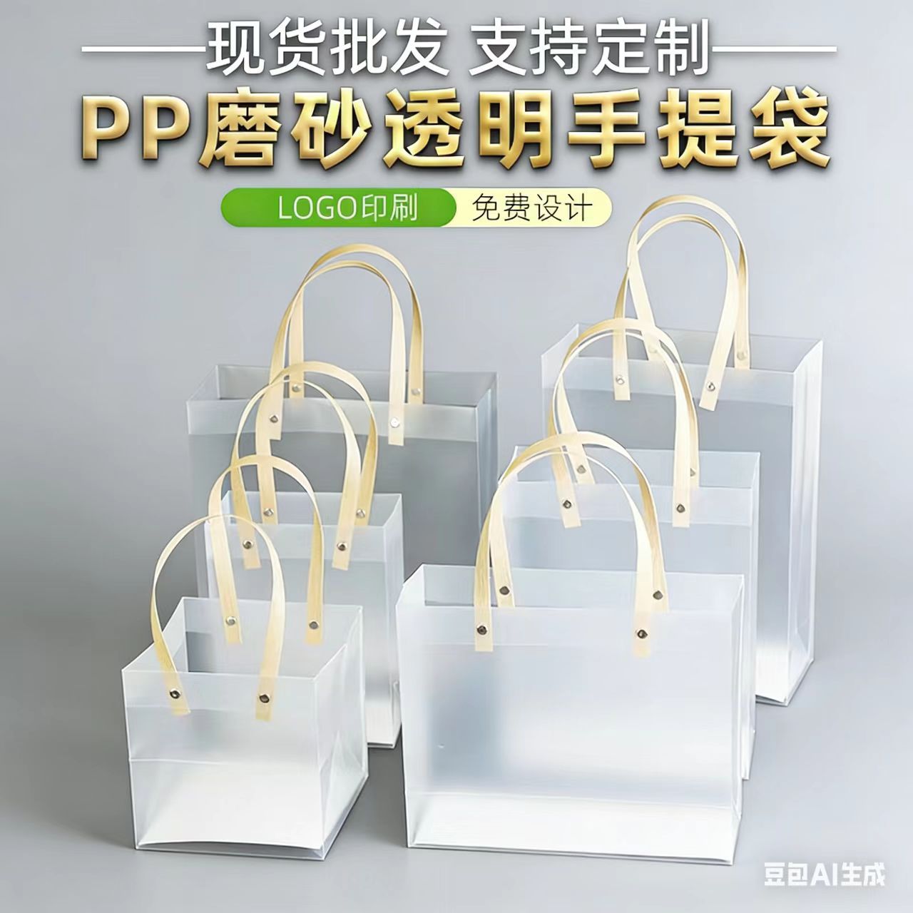 礼品礼袋手提袋礼品袋手拎 外出pvc袋购物袋服装袋家用携带