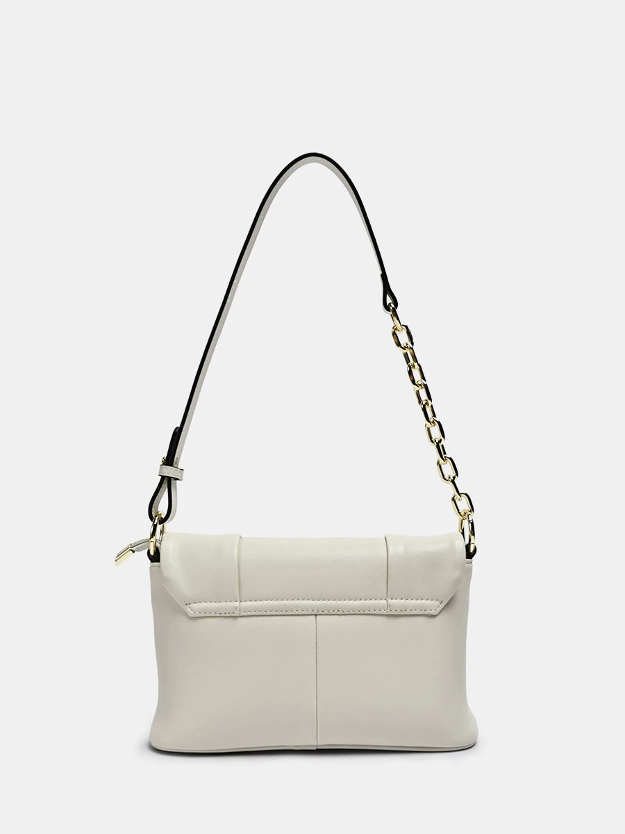 Сумка через плечо на одно плечо из натуральной кожи, Кожзаместитель? Genuine Leather, компактные размеры 23×7.5×15 см