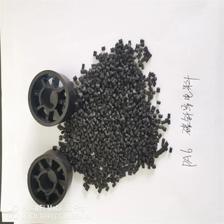 黑色PA6碳钎导电料10的3-5次方汽车家电制品外壳的塑料颗粒尼龙/