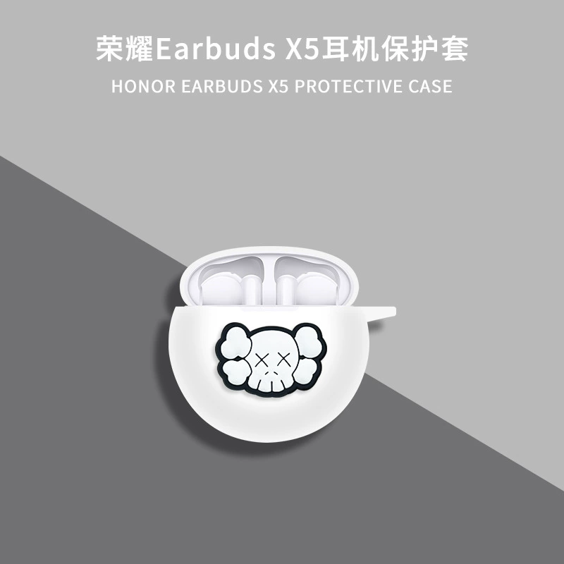Совместимые силиконовые мультфильмовые наушники Huawei, Honor, защитный чехол, x5, x5, Bluetooth