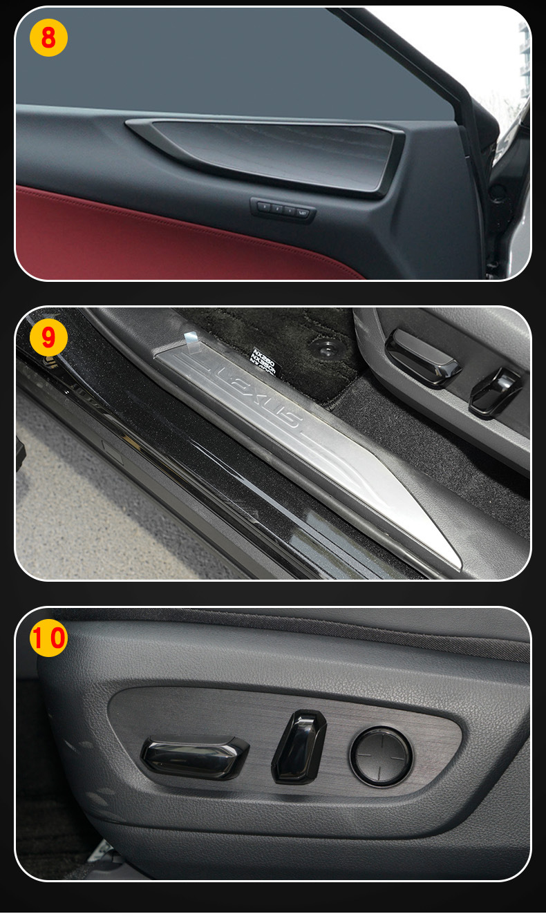 Suitable for 16-25 Lexus Nx Special Screen Central Control Interior Stickers Car Modification Car Clothing Tpu Protective Film