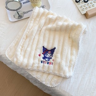 Sanrio towel kulomi candy velvet towel bath towel bath skirt dry hair cap shower cap coral velvet towel wholesale
