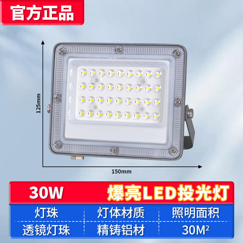 Lámpara de lente de prospector ultra brillante de Yaming, faro de proyección LED 1000W para ingeniería al aire libre