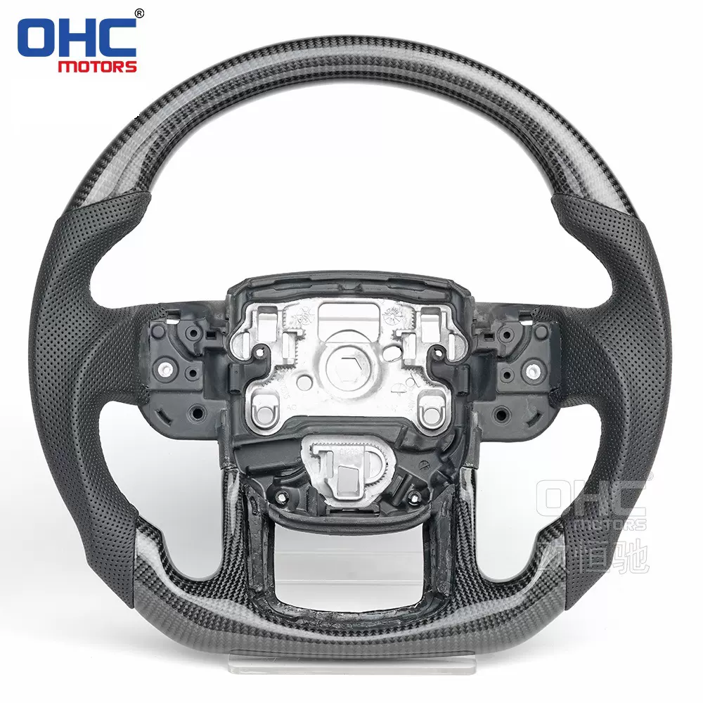 适用于Land Rover Sport 路虎 揽胜14-22款碳纤维方向盘改装