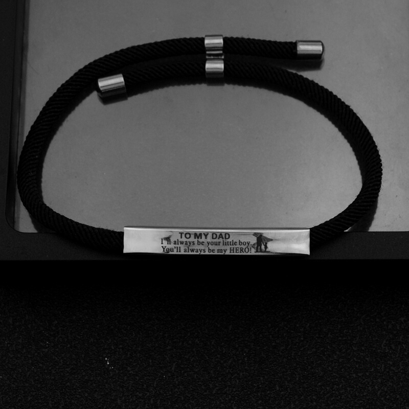 Bracelet cross-border TO MY DAD Father's Day woven bracelet TO MY SON family gift lettering European and American bracelet