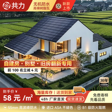 新品无机高梯树脂瓦片屋顶防水新型树脂瓦自建厂房屋面防腐塑料瓦