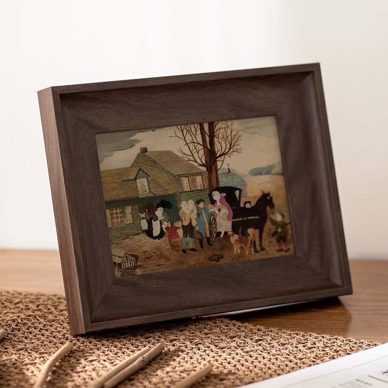 American photo frame table retro creative ornaments wholesale 6 inch 7 inch 8 inch 10 inch A4 photo wall painting frame