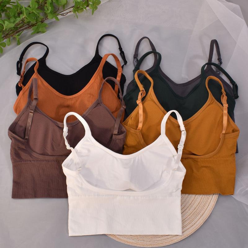 Trendy Kaka-Style U-Shaped Backless Seamless Strapless Comfortable Vest-Style Bra for Women