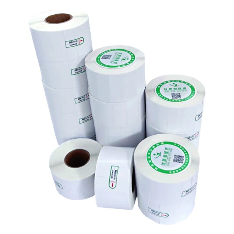 Бумага с покрытием Lewen, самоклеящаяся этикеточная бумага, самоклеящаяся бумага со штрих-кодом, ценовая этикеточная бумага-отправка в день заказа