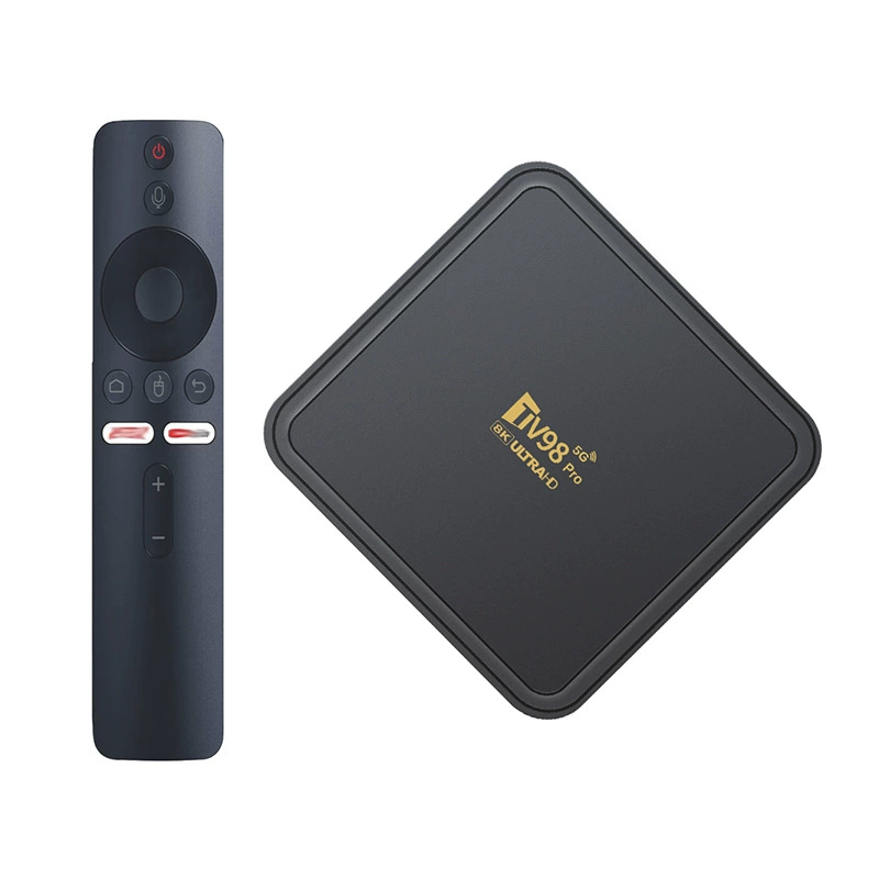 TV98 Android 14, ТВ-приставка, 2.4G/5G Wi‑Fi, Bluetooth 5.0