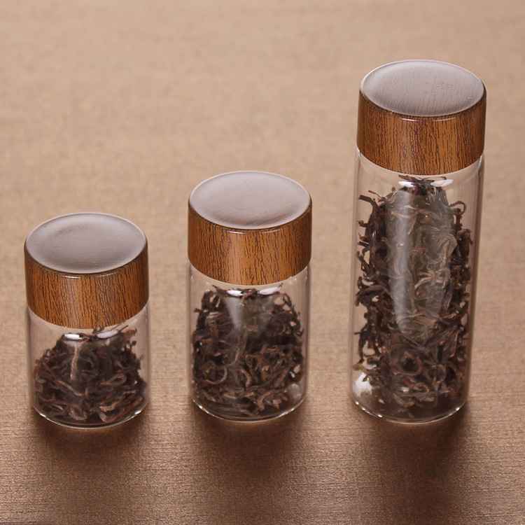 20克咖啡豆分装玻璃瓶密封螺纹瓶高透明展示包装可印刷LOGO现货